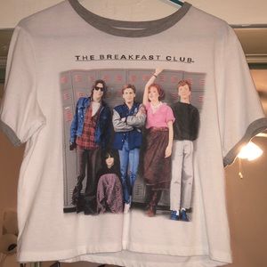 White Breakfast Club Tee  ✨2 for 16$✨